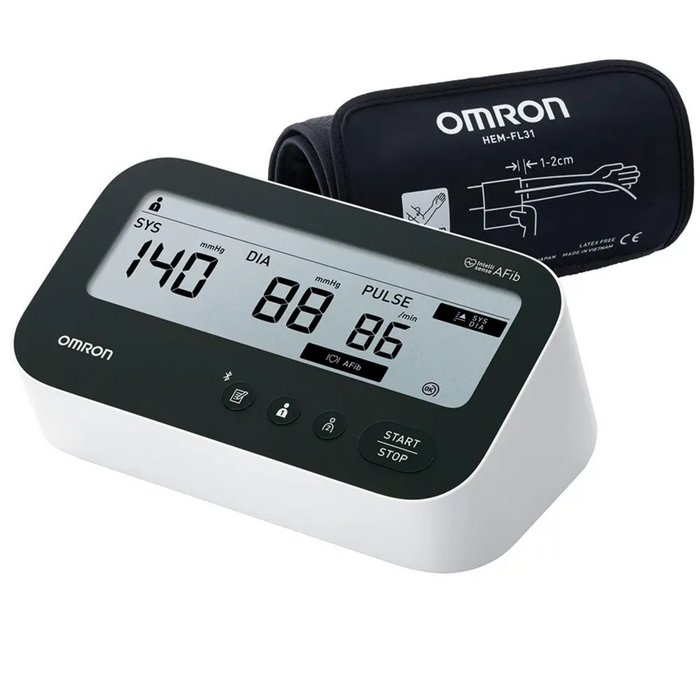 Omron M4 Connect AFib Upper Arm Blood Pressure Monitor – Bluetooth & AFib Detection