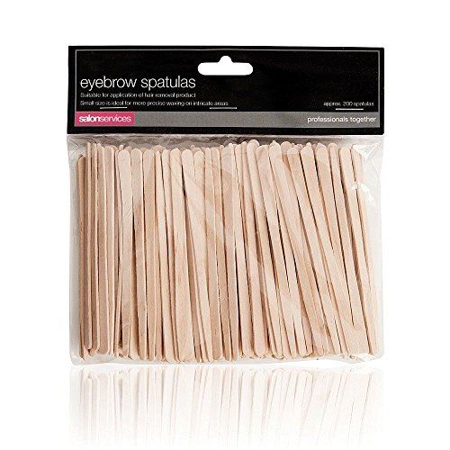 DEO Professional Eyebrow Waxing Spatulas - Birch Wood - Pack of 200