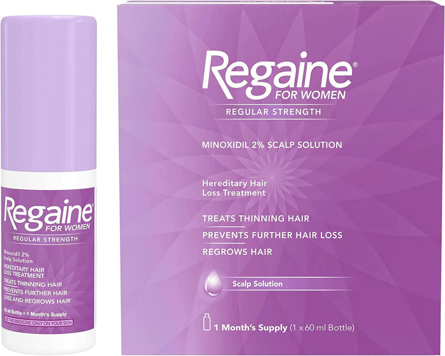 Regaine For Women Hair Growth & Hair Loss Solution - 60ml 1 Month Supply