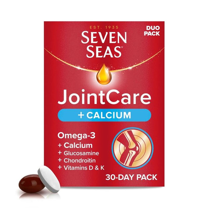 2x Seven Seas Calcium With Omega 3 For Bone Cartilage & Muscles Health