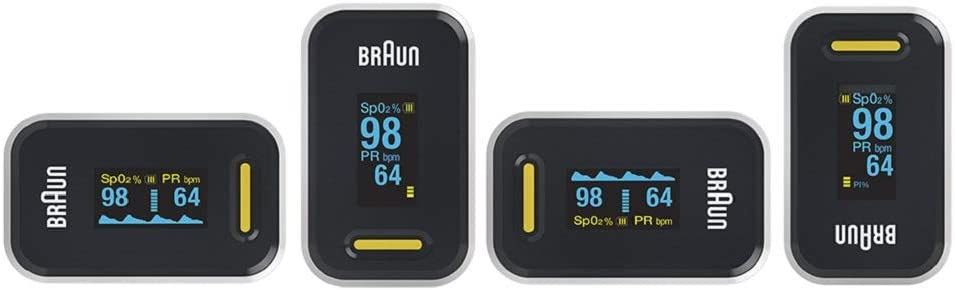 Braun Fingertip Pulse Oximeter Blood Oxygen Monitor
