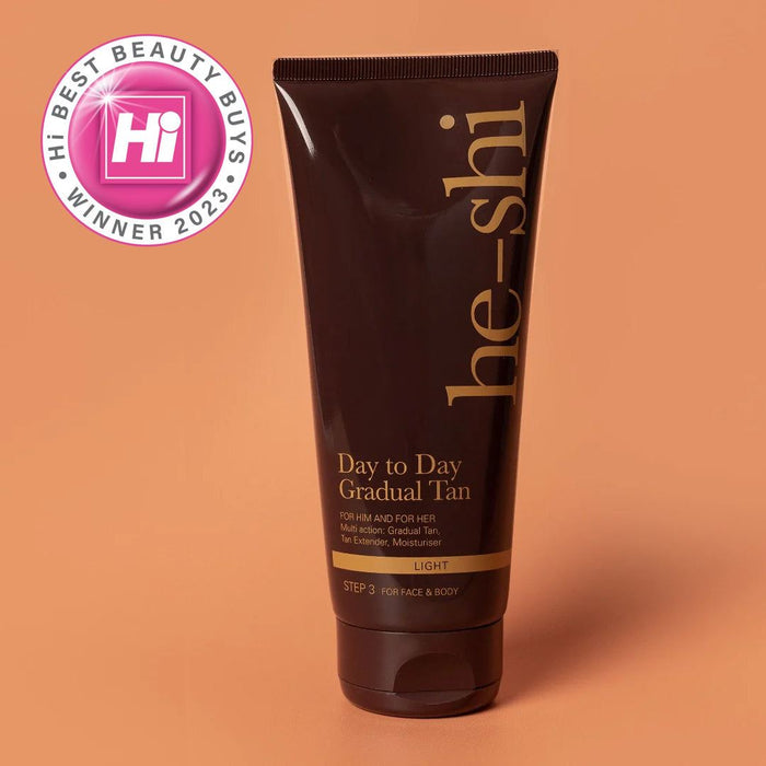 He-Shi Day to Day Gradual Tan Moisturiser Tanning Lotion Skin Tanner