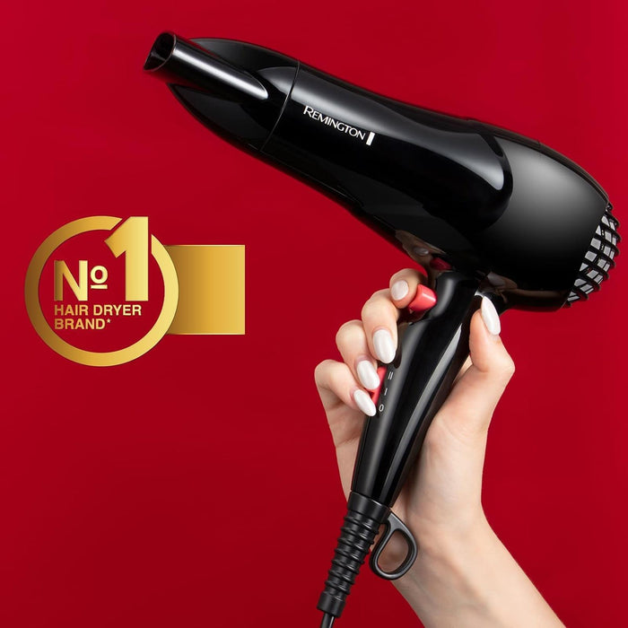 Remington My Stylist Hair Dryer D2000 Fast Drying AndStyling Control - 1900W