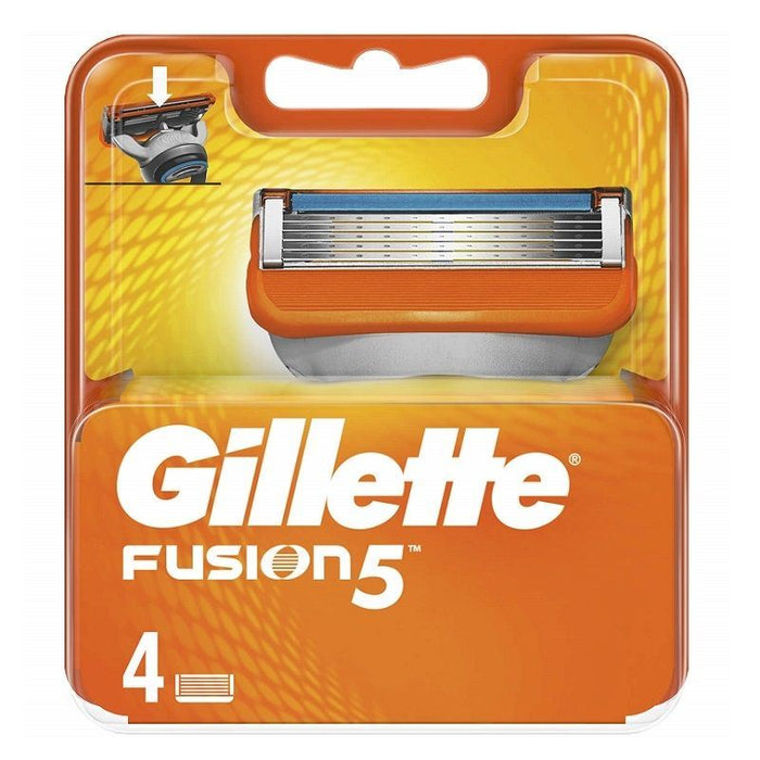 Gillette Fusion Razor Blade Refills For Men Manual 4 Pack Of Blades