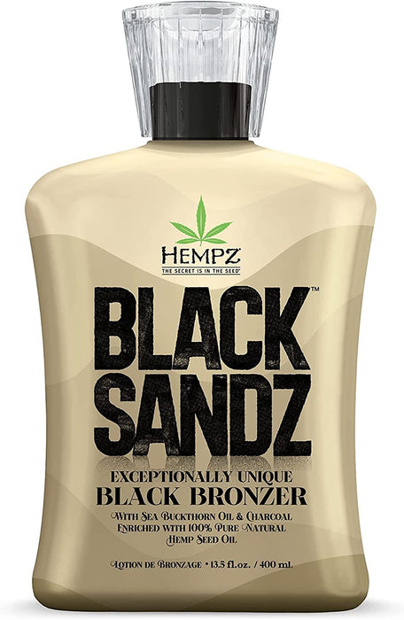 Hempz Black Sandz Tanning Lotion Exceptionally Unique Black Bronzer