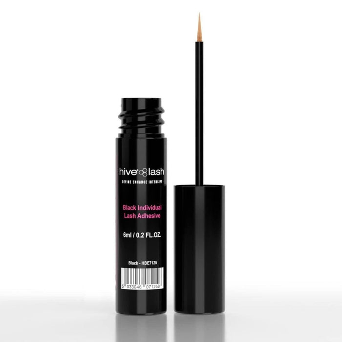 Hive Of Beauty Individual Black Flare Eye Lash Adhesive Bond 6ml