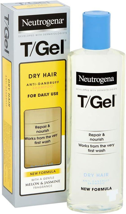 Neutrogena T/Gel Therapeautic Dandruff Shampoo For Dry Hair 250ml x 3