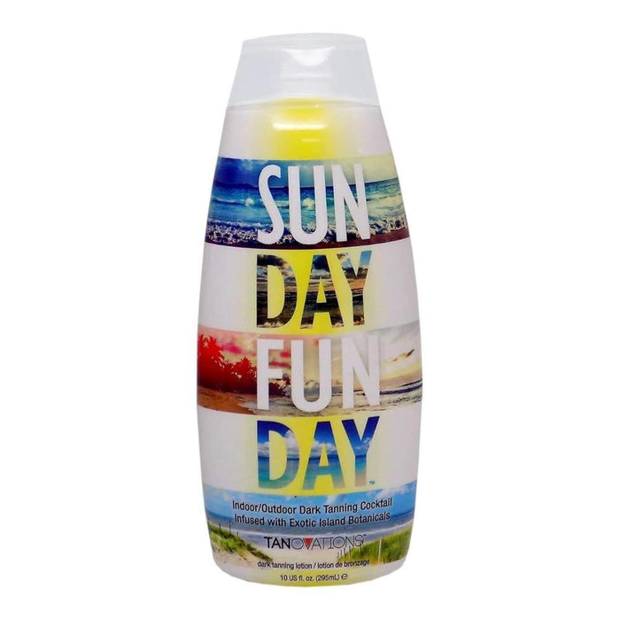 Tanovations Sun Day Fun Day Tanning Lotion Indoor/Outoor Dark Tan