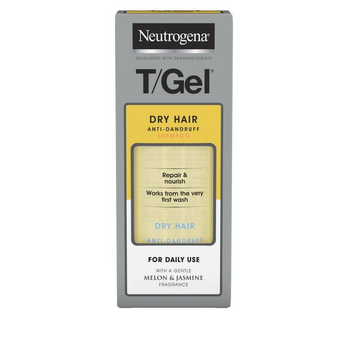 3x Neutrogena T Gel Effective Anti Dandruff Shampoo For Dry Hair 150ml