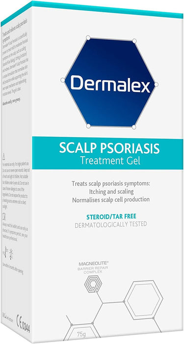 Dermalex Psoriasis Scalp Treatment Gel Developed by Dermatologists - 75g