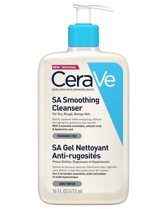 CeraVe SA Smoothing Cleanser Gentle Exfoliation for Normal Skin 236ml