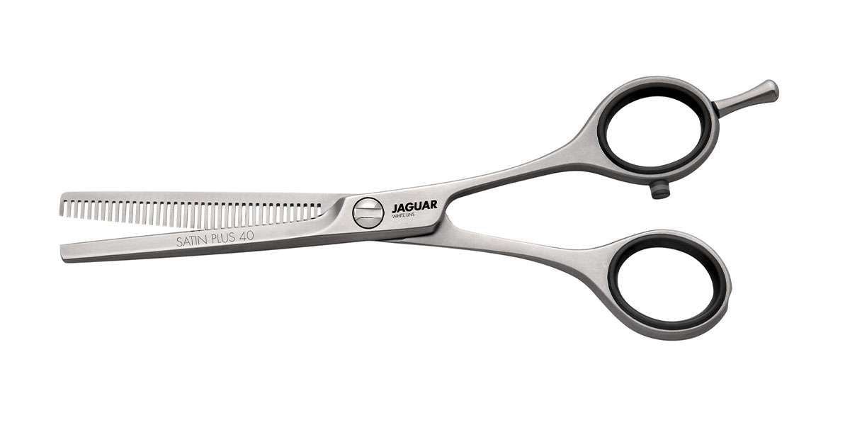 Jaguar Satin Plus 40 Texturing Scissors 5.0″ Satin Finish Micro‑Serrated Made in Germany
