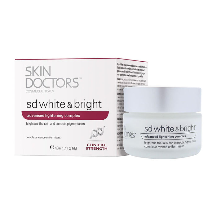 Skin Doctors SD White & Bright Skin Brightening Cream Pigmentation Dark Spots 50ml