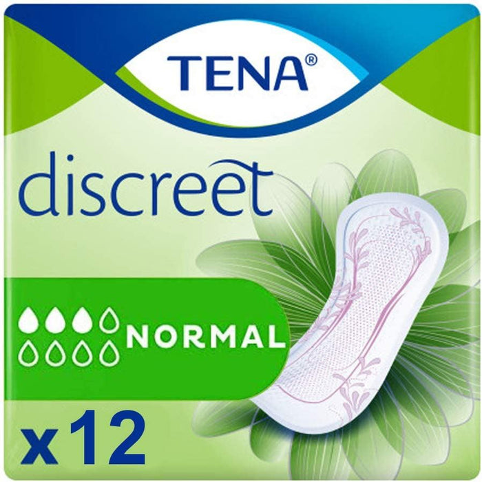 Tena Lady Discreet Incontinence Pads Normal Triple Defence - Pack of 12