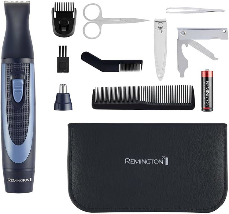 Remington NE3890 Hair Travel Grooming Kit – 13-in-1 Trimmer Nose & Detail