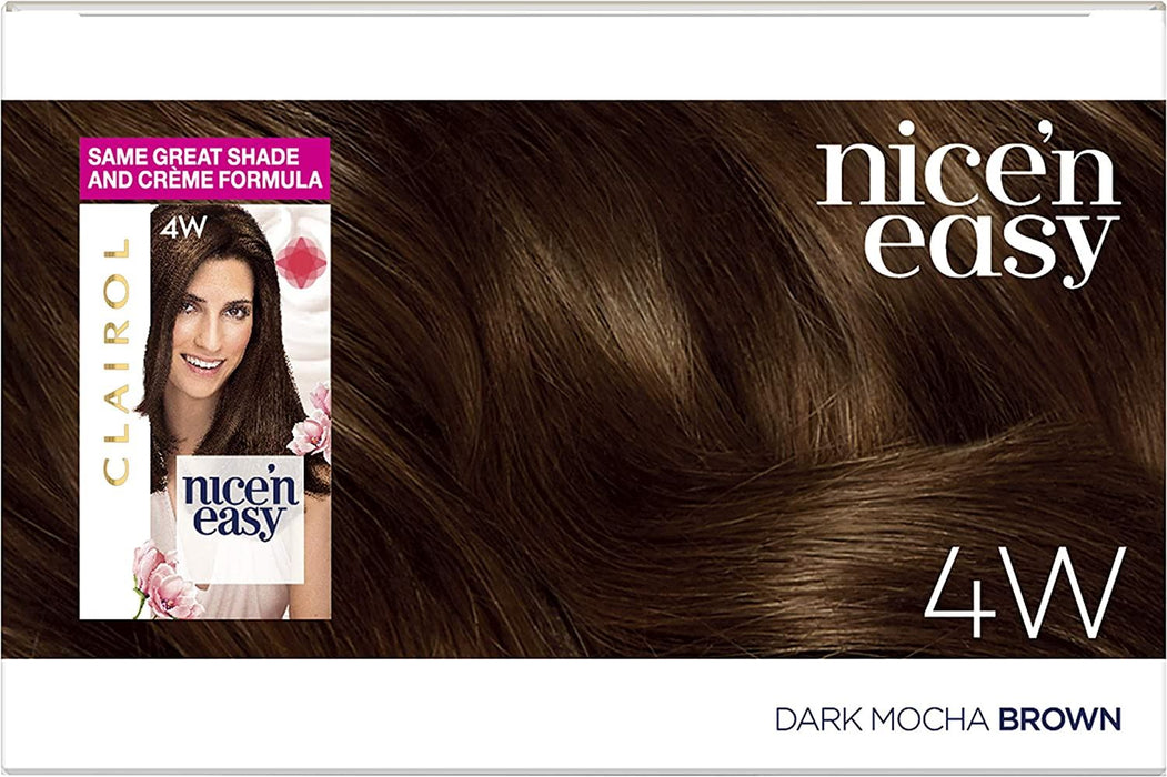 Clairol Nice n Easy Hair Colour Dye - 4W Dark Mocha Brown