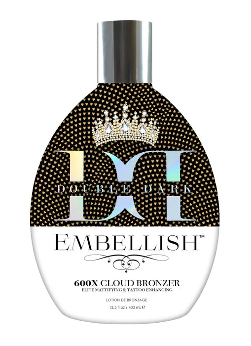 Tan Incorporated Double Dark Embelish Tanning Lotion & Tattoo Enhancer - 400ml