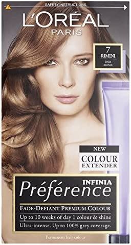 L'Oreal Preference Permanent Hair Colour Dye - 7 Rimini Dark Blonde