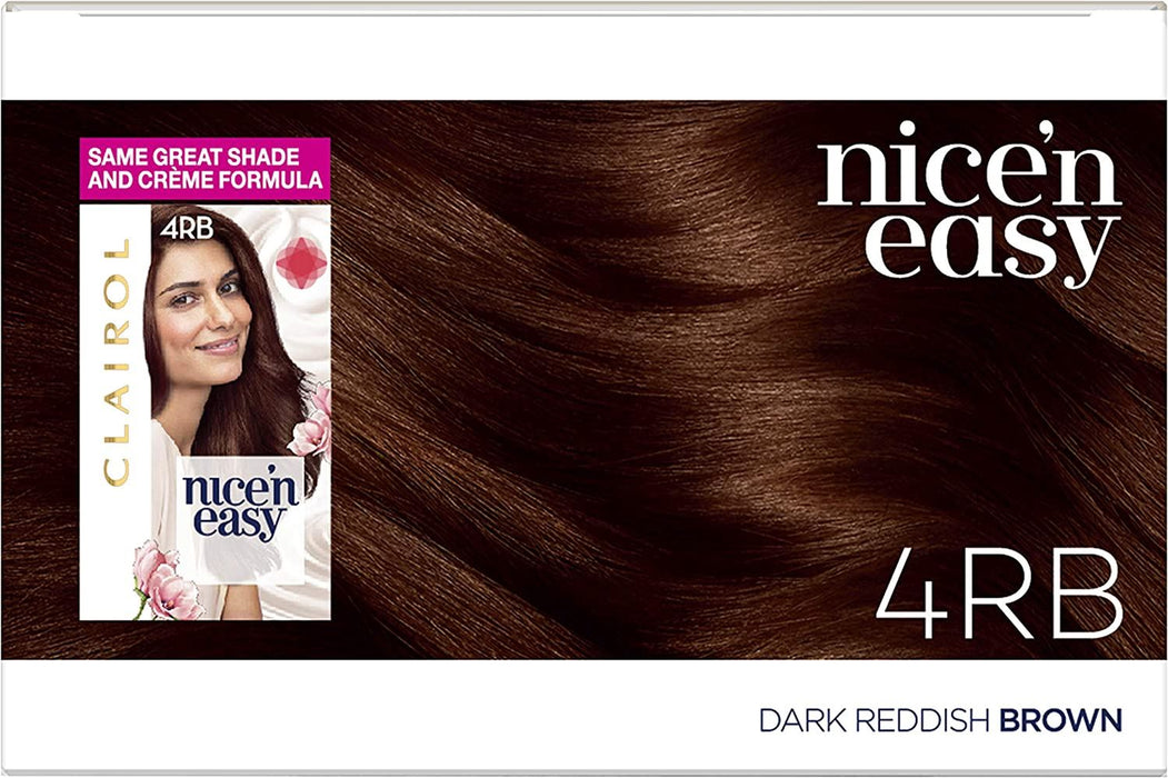 Clairol Nice n Easy Permanent Hair Dye, 4RB Dark Reddish Brown