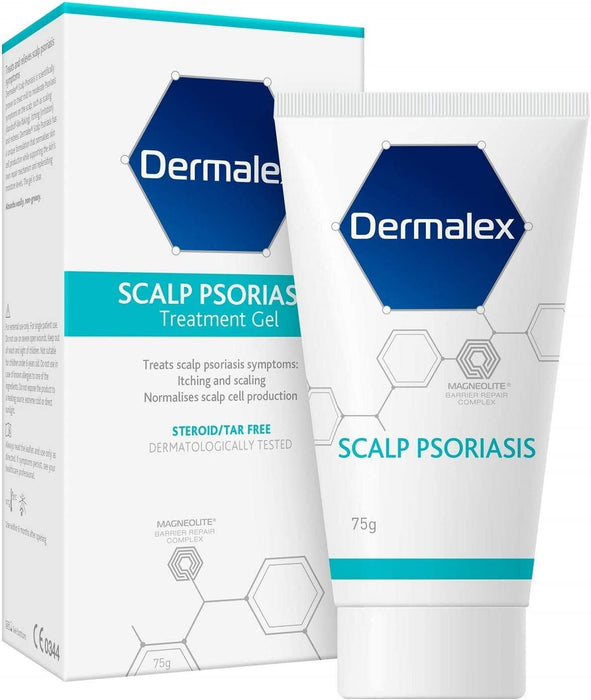 Dermalex Psoriasis Scalp Treatment Gel Developed by Dermatologists - 75g