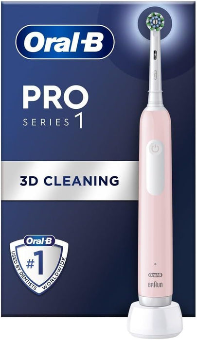 Oral B Pro 1 Electric Toothbrush Gentle 3D Cleaning 2 Minutes Brushing Time