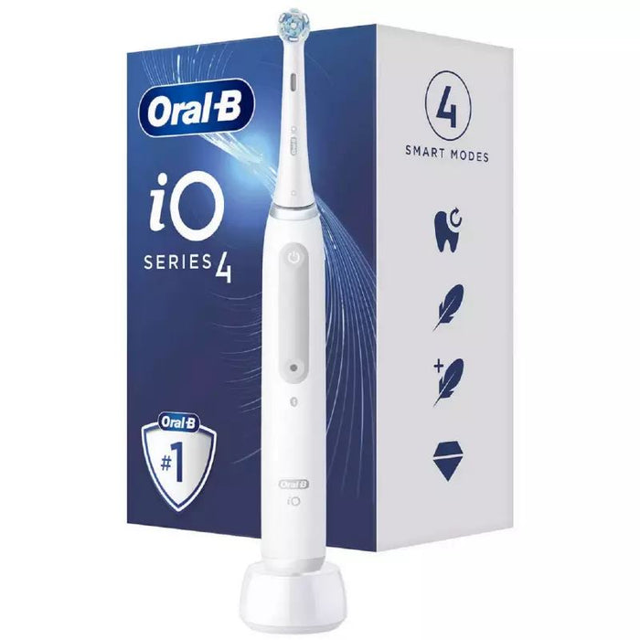 Oral-B iO 4 Electric Toothbrush Bluetooth Connected - White