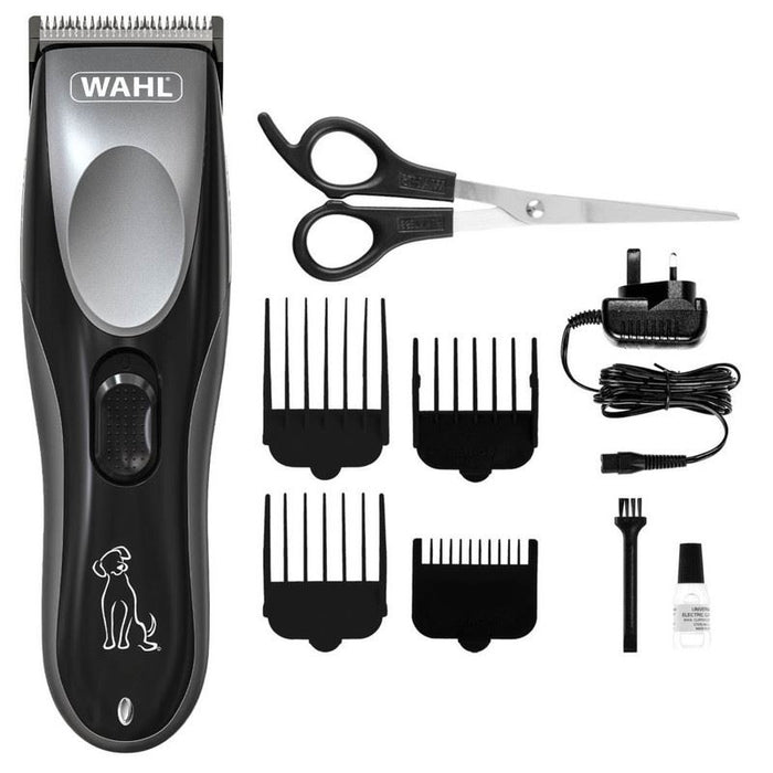 WAHL Dog Clippers Kit Low Noise Vibration Rechargeable Cordless Pet Grooming Set