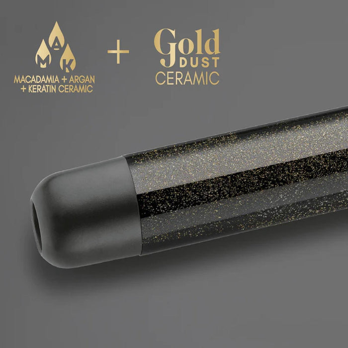 Diva Pro Precious Metals Gold Dust Multi Hair Wand Ceramic + MAK Barrel