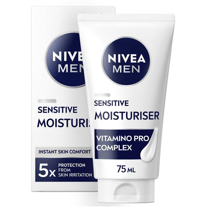 Nivea Men Sensitive Face Moisturiser 75ml – Hydrating & Soothing Daily Cream