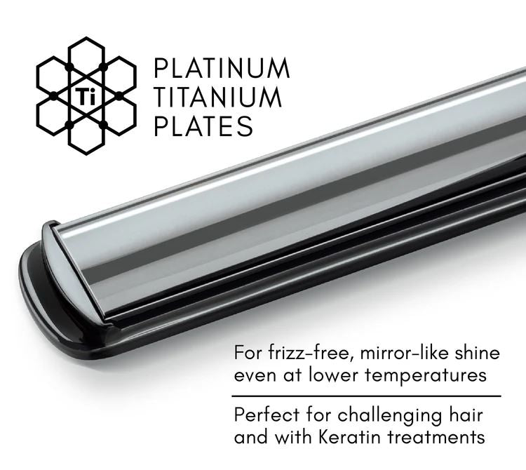 Diva Pro Ultra Fast Platinum Titanium Hair Styler - Gold