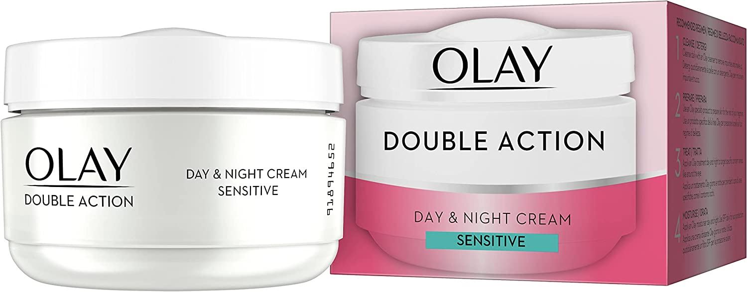 Olay Double Action Day & Night Sensitive Cream Moisturiser - 50ml