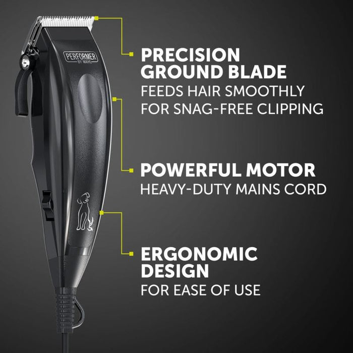 Wahl Performer Corded Pet Clipper Kit Lightweight Low Noise Vibration Grooming Set