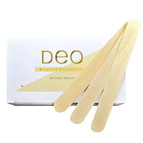 DEO Professional Regular Waxing Spatulas - Birch Wood - Pack of 100