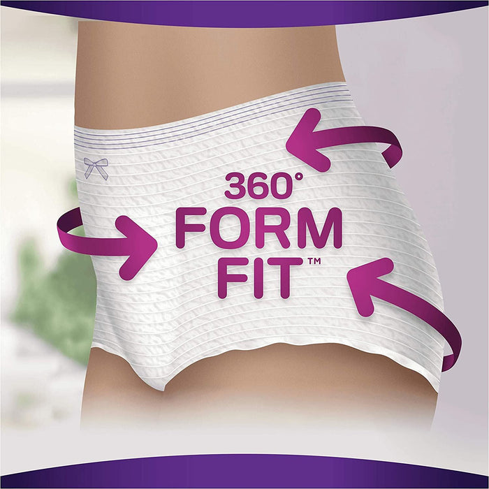 Always Discreet Pants Triple layer Incontinence Underwear Medium Pack of 12