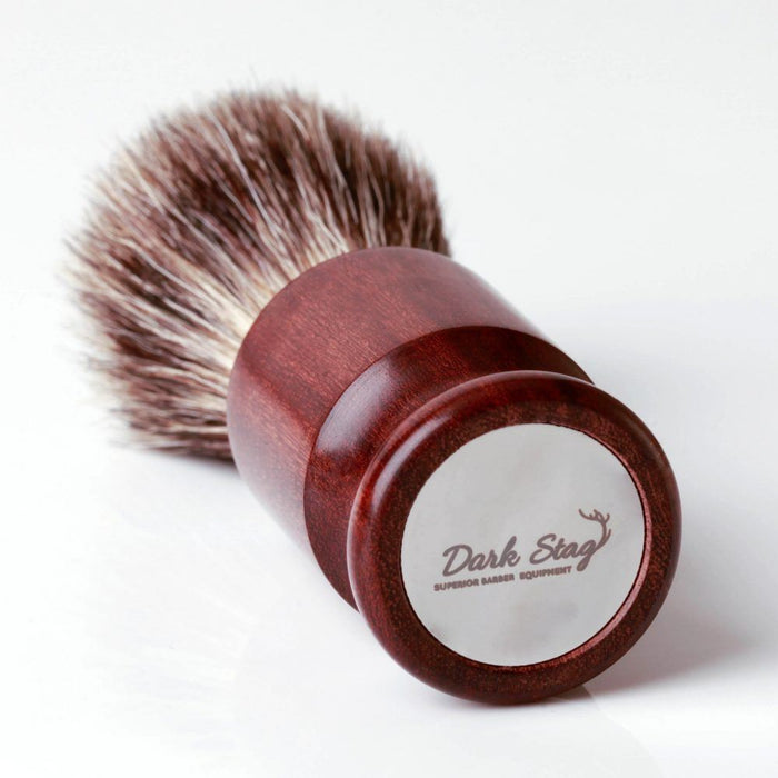 Dark Stag Barber Shaving Brush Badger Bristles