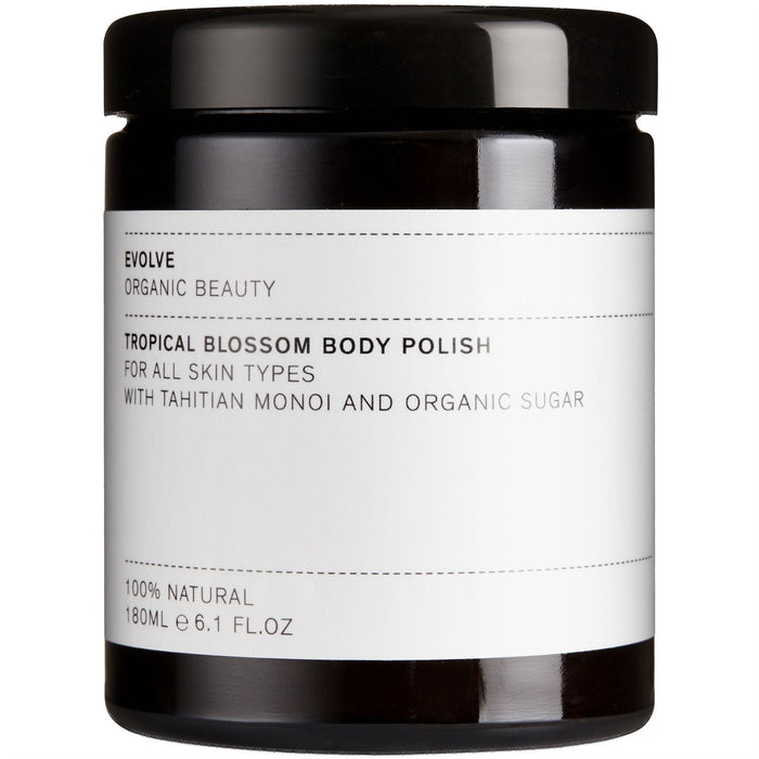 Evolve Beauty Organic Tropical Blossom Body Polish Exfoliating Scrub
