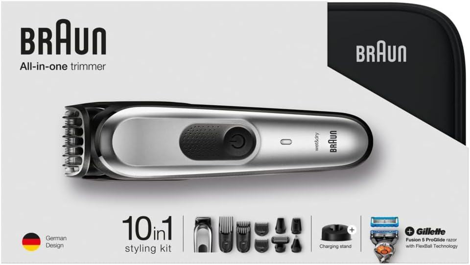 Braun MGK 7920 Multigrooming 10 in 1 Hair Clipper And Trimmer Kit