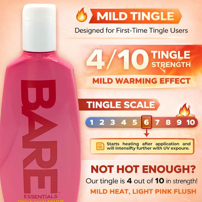 Pro Tan Bare Essentials Tingle Accelerator Heat Intensifier Tanning Lotion - 236ml