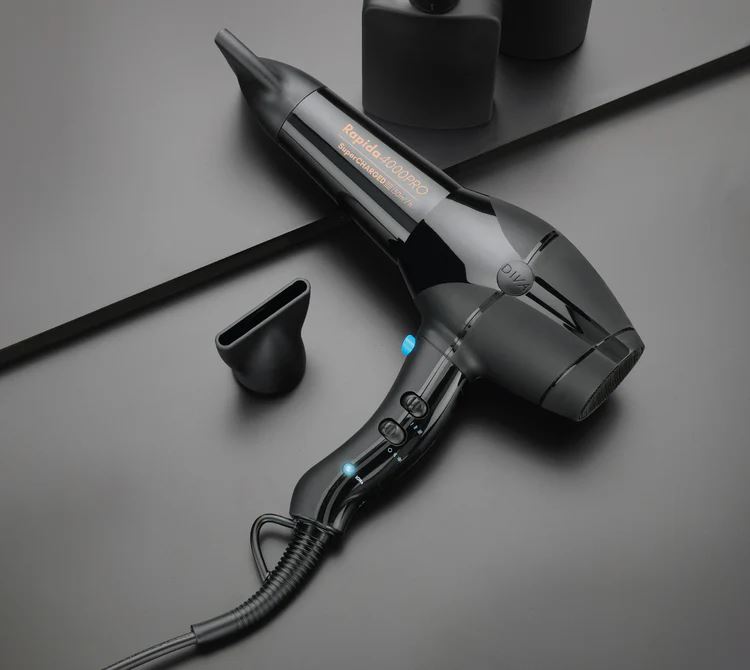 Diva Pro Rapida 4000 Hair Dryer AC Long Life Motor - Onyx