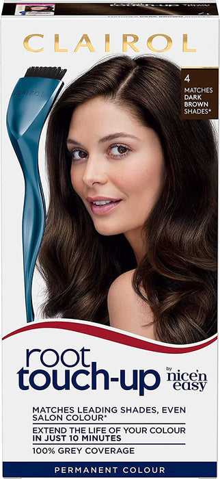 Clairol Nice & Easy Root Touch Up 4 Dark Brown Permanent Hair Dye