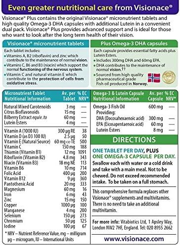 VITABIOTICS VISIONACE PLUS - 56 TABLETS/CAPSULES 3for2