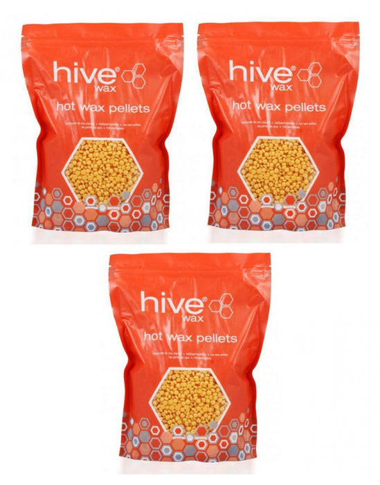 Hive Of Beauty 3 For 2 Waxing Depilatory Hot Wax Pellets - 700g