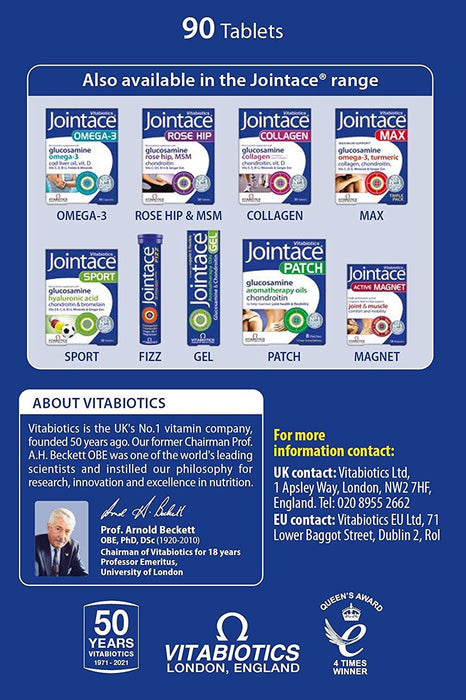 VITABIOTICS JOINTACE CHON & GLUC - 90 TABLETS 3for2