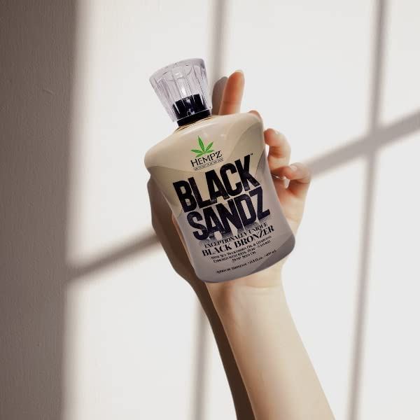 Hempz Black Sandz Tanning Lotion Exceptionally Unique Black Bronzer