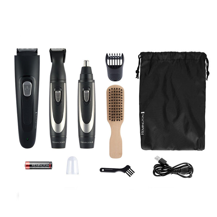 Remington MB905 The Works Hair Beard Trimmer Kit 6-in-1 Precision Grooming