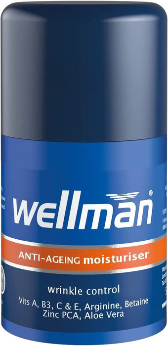 VITABIOTICS WELLMAN SKIN ANTI-AGEING MOISTURISER 50 ML 3for2