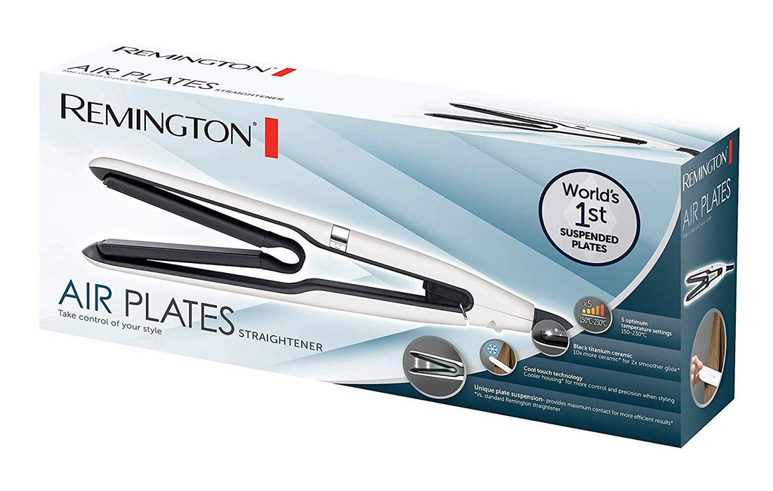 Remington S7412 Air Plates Hair Straighteners Suspended Titanium Plate