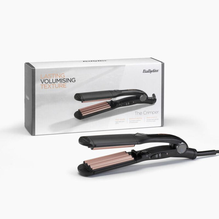 Babyliss 2165CU Hair Crimper Tourmaline Ceramic Plates 10 Settings