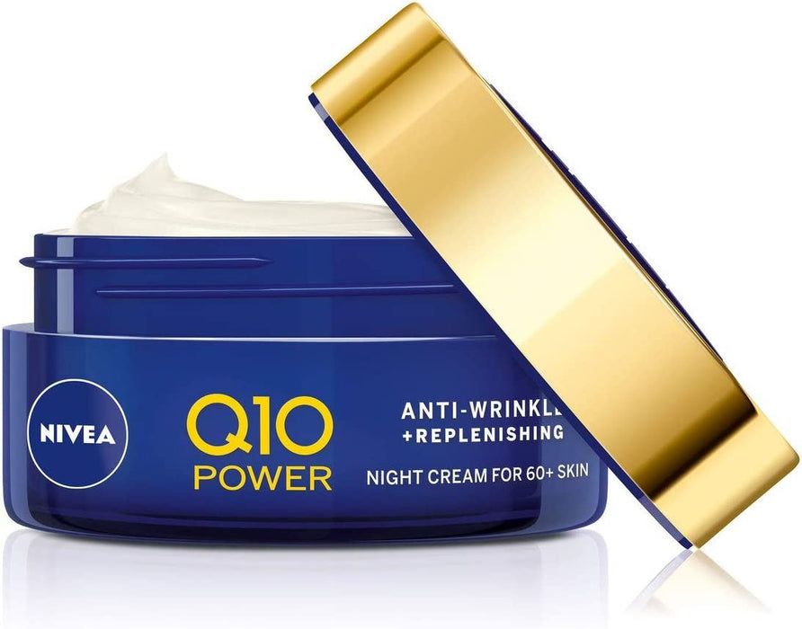 Nivea Q10 Power 60+ Skin Anti-Wrinkle & Replenishing Night Cream - 50 ml