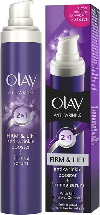 Olay Anti Wrinkle Firm and Lift 2 in 1 Day Cream and Firming Serum - 50 ml